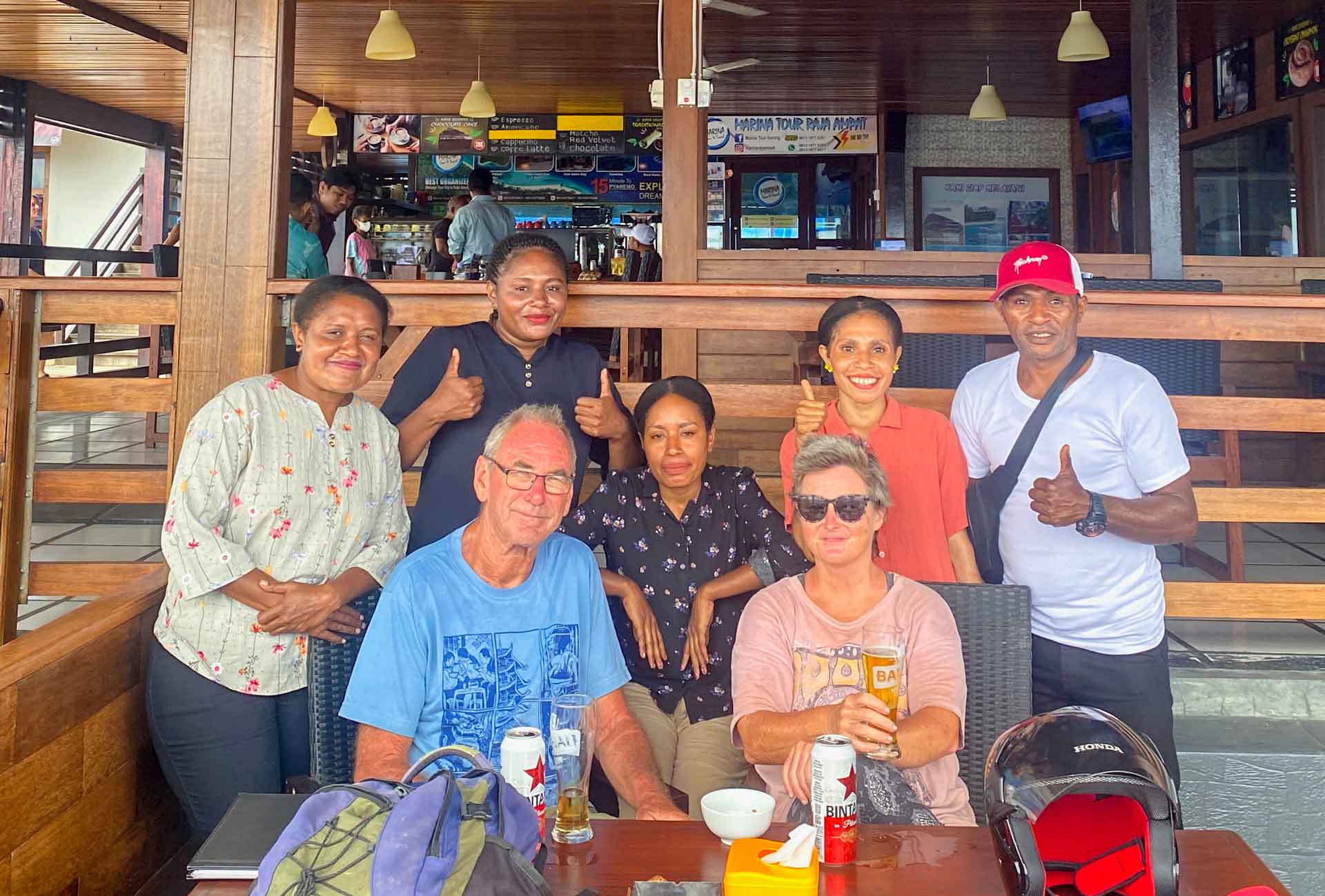 Sorong-Scooter-Hire-Ervin-Motors-IMG_0458 Selfie with the lady from Sorong's Ervin Motors Scooter hire