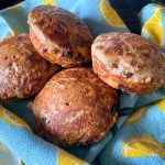 Oatbran muffins made in a pie maker